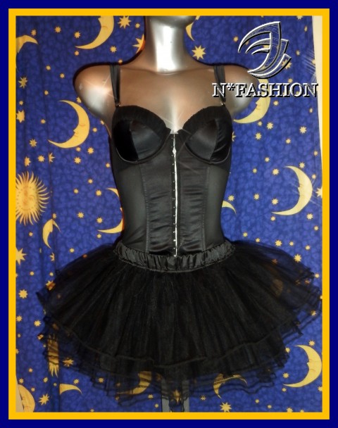 Dark - černá tylová sukně sukně minisukně tylová sukně sukně z tylu 