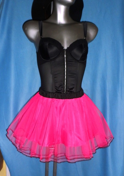 Serena -neonová růžová tylová sukně tyl tylová tylové 