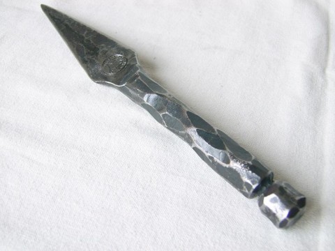 Nůž na dopisy kované nůž kovaný nůž 