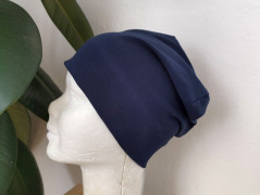 Háčkovaná čepička světlý tyrkys