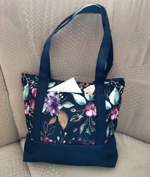 Taška*-kabelka-zlaté květy kabelka dárek taška dáreček praktická do práce pro maminku pro babičku nepromokavá pro volný čas pevná taška 