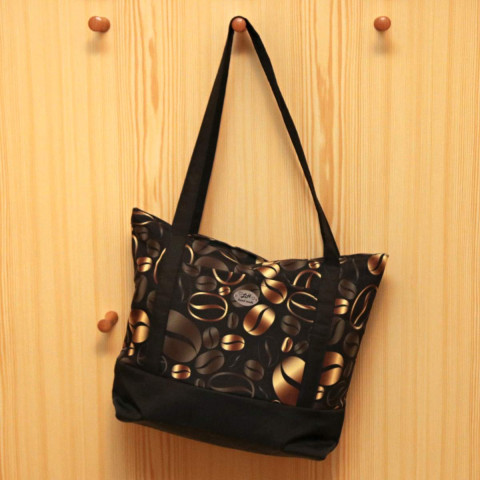 Taška - kabelka - kávová kabelka dárek taška dáreček praktická do práce pro maminku pro babičku nepromokavá pro volný čas pevná taška 