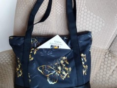 Taška*-kabelka-zlaté květy
