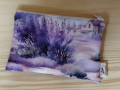 Taštička-kapsička - levandulová