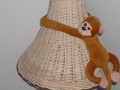 Proutěný cylindr na stojací lampu