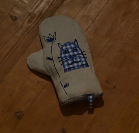 Chňapka kočičí textil chňapka 