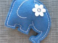 Modrá slonice Květa