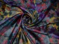 Hedvábný šátek pestrý s fialovou