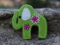 Sloník pro štěstí - sv. zelený
