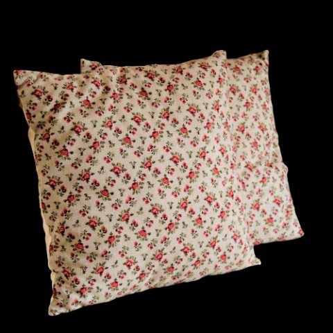 Povlak na polštářek - růžičky domov bavlna byt dekorativní polštář povlak venkov bytový textil 