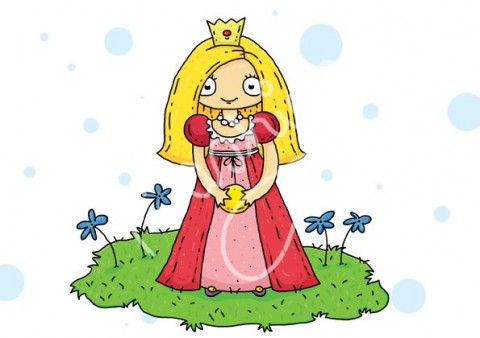 princezna:) princezna pohadka tisk deti pc p 