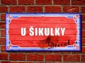 originální dřevěná cedule