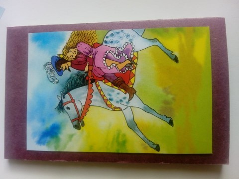 Princezna na koni radost kniha zápisník deník blok záznamník 