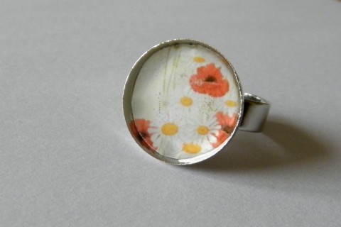 Vlčí máky - prsten prsten prstýnek vlčímáky květiny 