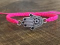 Náramek Hamsa pink