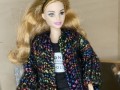 Cardigan pro Barbie černá multi