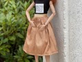 Hedvábná sukně pro Barbie oranžová