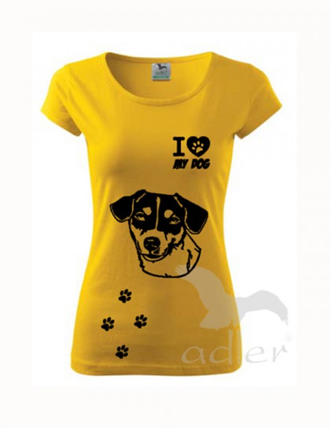 I love my dog - jack russel pes triko tričko 