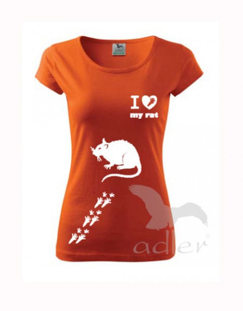 I love my pet - potkan triko tričko domácí mazlíček 