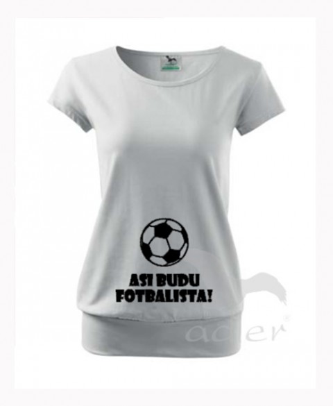 Asi budu fotbalista triko dítě tričko těhotenské bříško těhotenství břicho 
