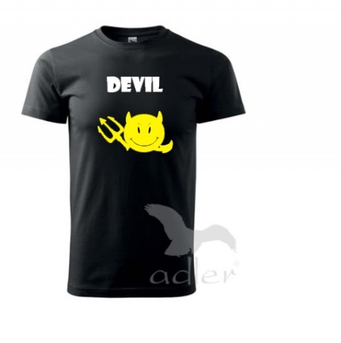Devil smajlík triko tričko úsměv emoikona 