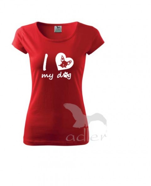 I love my dog II. - Čivava pes triko tričko 
