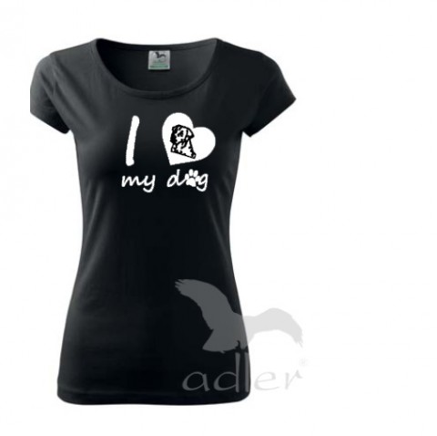 I love my dog II. - Labrador pes triko tričko 
