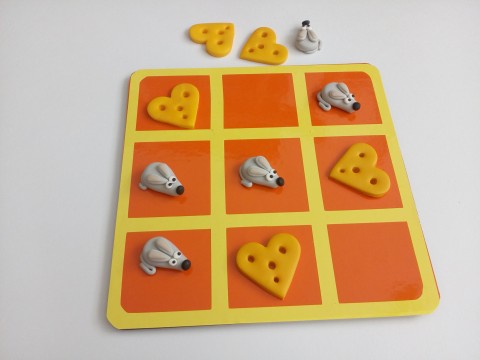 Piškvorky 3x3 - Myšky hračka hra piškvorky 