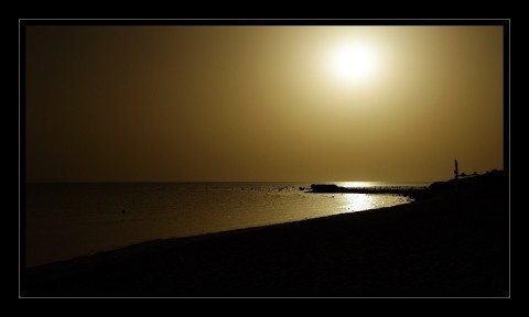 Na břehu Rudého  moře moře slunce rudé břeh pobřeží výběžek 