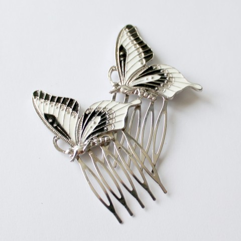 Motýl - hřebínek 1 kus dárek elegantní luxusní hřebínek modern 