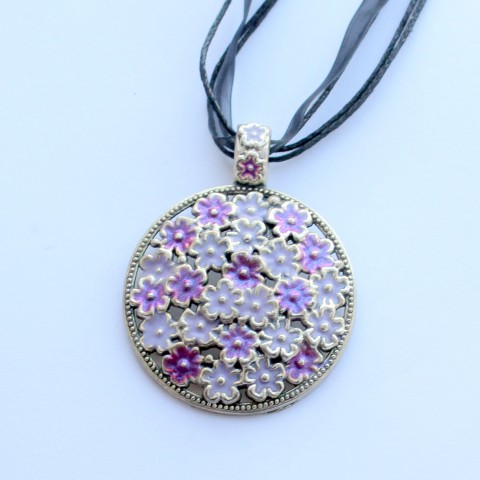 Luxusní květinkový náhrdelník náhrdelník dárek květina moderní elegantní luxusní 
