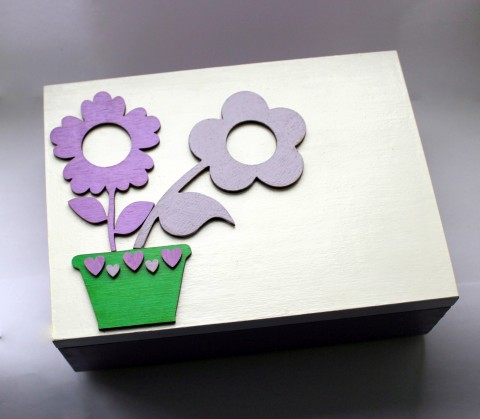 Krabička na poklady dekorace dárek děti pokladnička kasička peníze spoření 