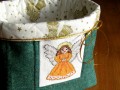 Andělský textilní košík