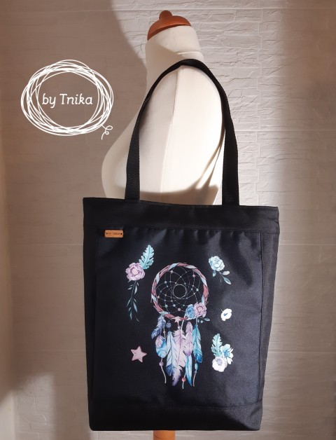 Nákupní taška - lapač snů - BIG BAG taška sny kabela lapač lapač snů shopping bag nákupní shop taška- 