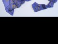 Modrá elegance-hedvábná šála