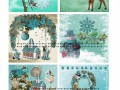 Vánoční bavlněné panely - výběr VS