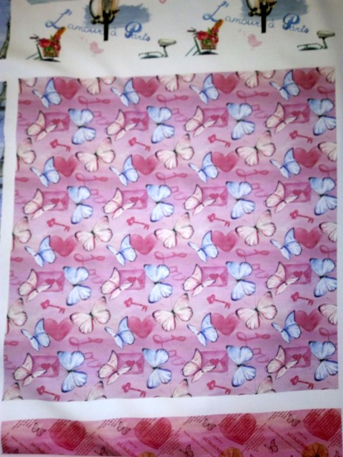 BAVLNĚNÝ PANEL-35X35CMKOLEKCE PAŘÍŽ paříž bavlněný panel 