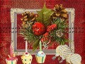 Vánoční bavlněný panel MV34