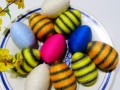 Velikonoce - Pruhovaná vajíčka