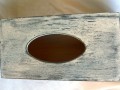 krabička na kapesníky-šedá patina