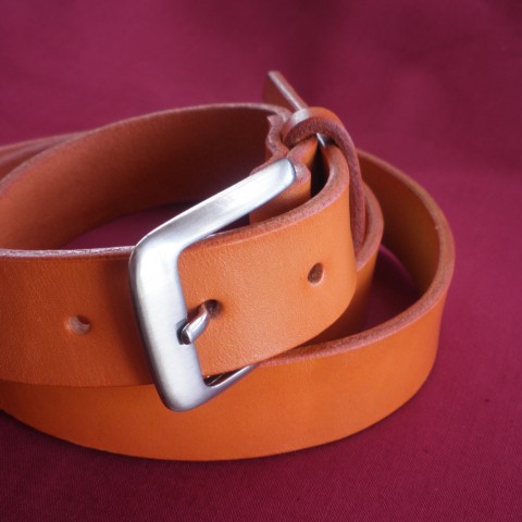 Opasek oranžový hladký dárek pásek opasek vánoce dáreček pánský kalhoty originál monogram móda pro muže iniciála mˇodní doplněk pro chlapy 