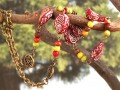 Keramický náhrdelník - barevné léto
