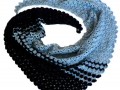 Asymetrický šátek (vlna, mohér)