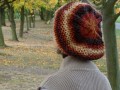 Pletený baret - dorezava