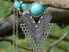 Náušnice - dračí onyx