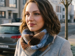 Náušnice - veselé léto (hnědé)