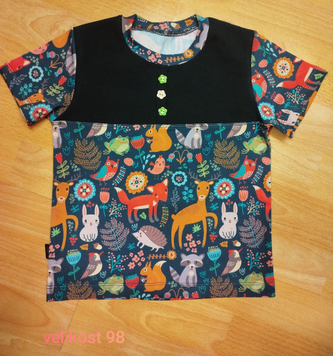 Zvířátkové tričko tričko 