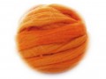 Ovčí vlna - oranžová (100)g