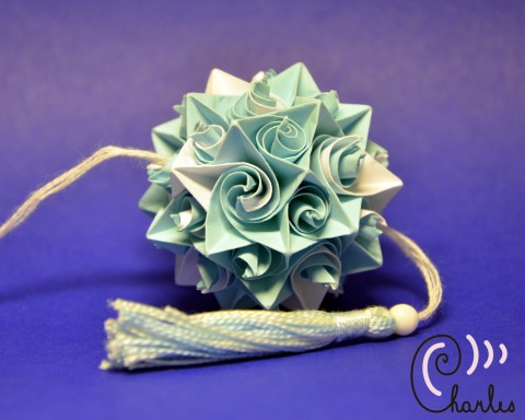 Kulička snová origami kulička kusudama 