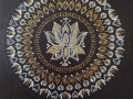 Mandala  - Zlatý lotosový květ